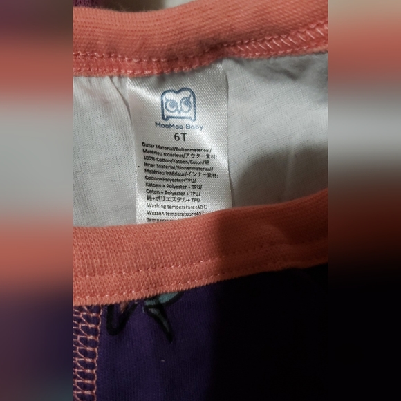 NWT MooMoo Baby Cotton 3 Training Pants Potty Training Underwear Sz 6T - Picture 8 of 8